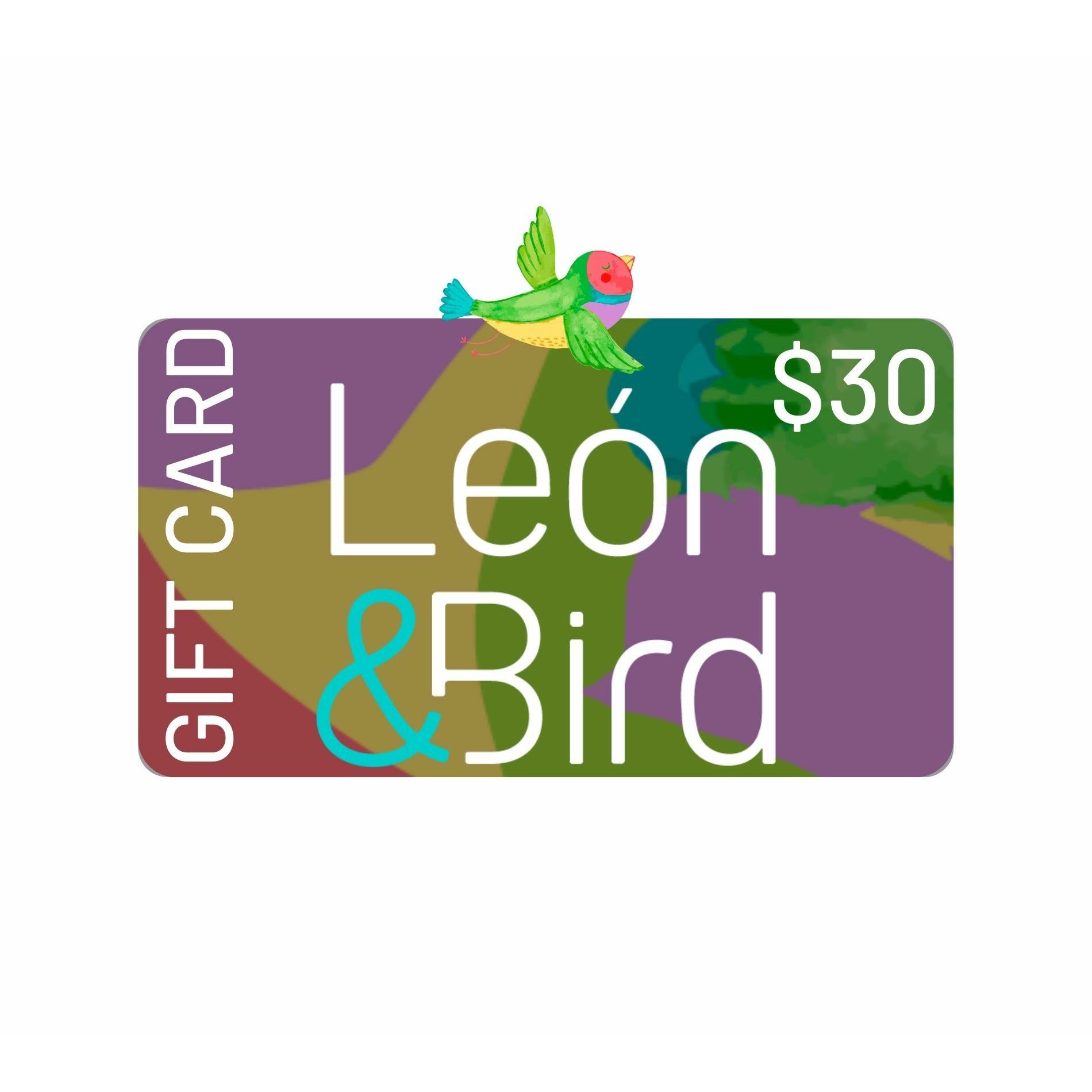 Leon and Bird digital gift card
